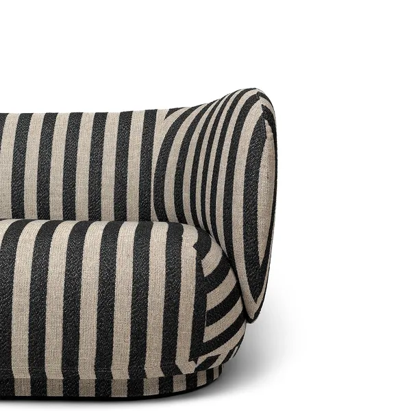 Rico Sofa 2 Seater Louisiana Sand/ Black