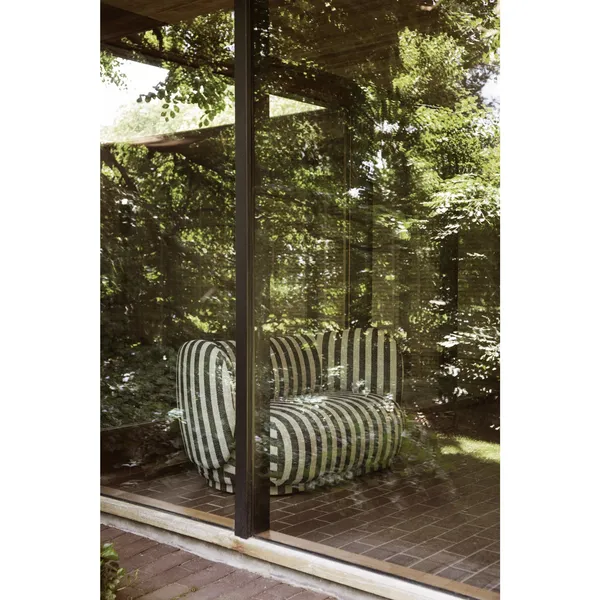 Rico Sofa 2 Seater Louisiana Sand/ Black