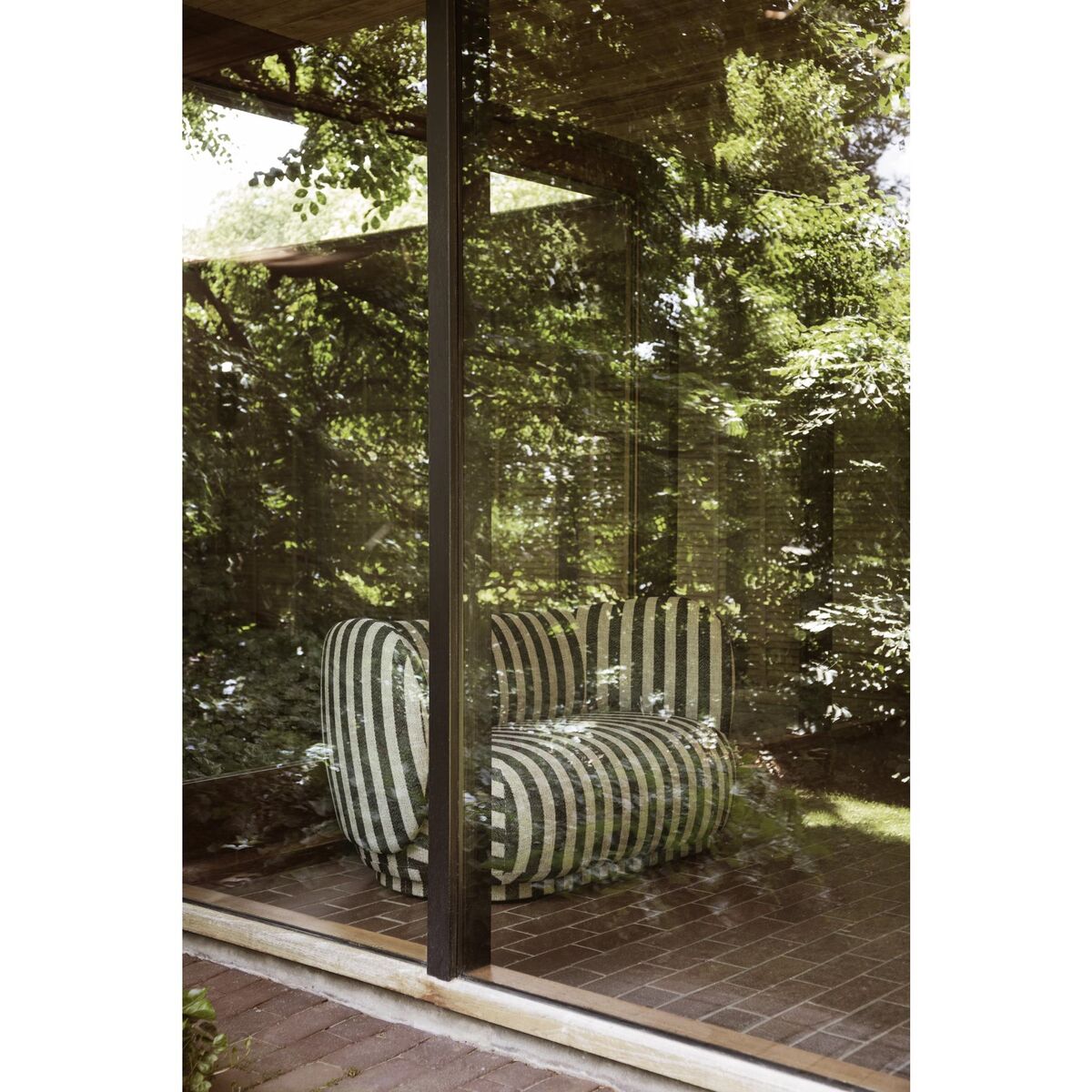 Rico Sofa 2-zits Louisiana Zand/ Zwart