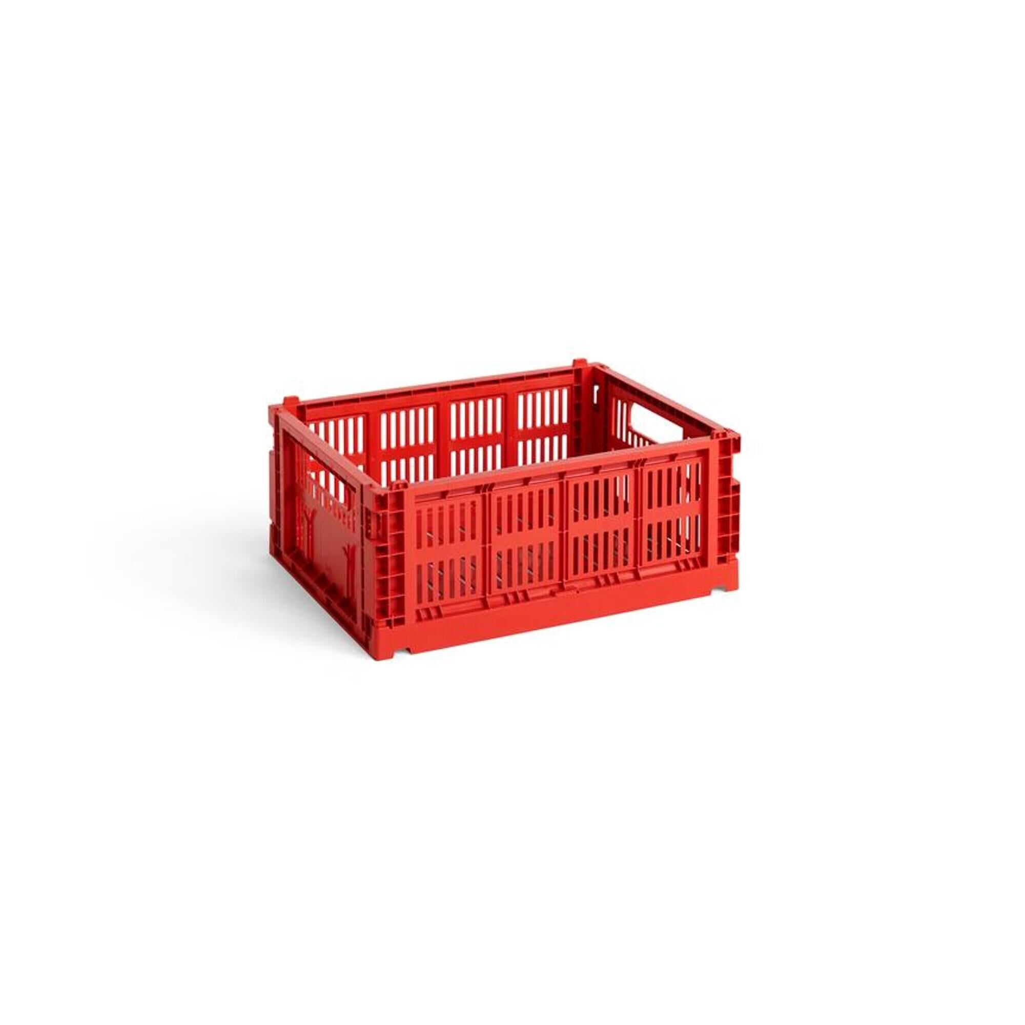 Caisse de rangement Colour Crate, taille moyenne, Rouge