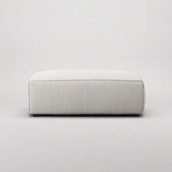 Grand Footstool Moonwhite