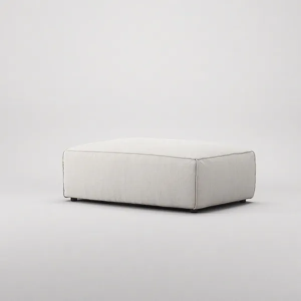 Grand Footstool Moonwhite