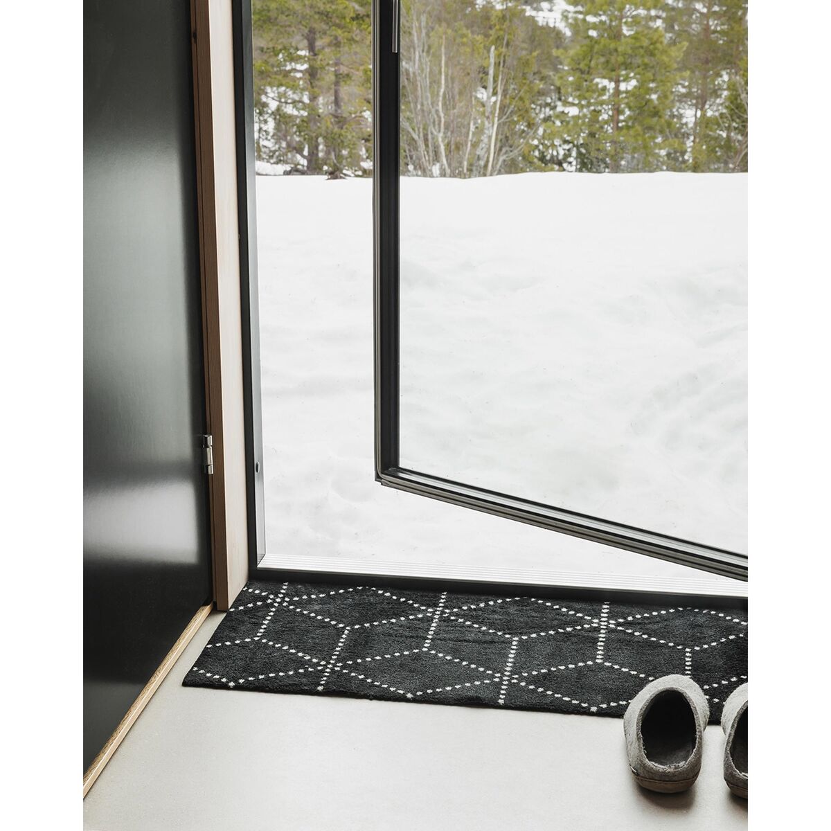 Hagl Doormat 85x115 Silver