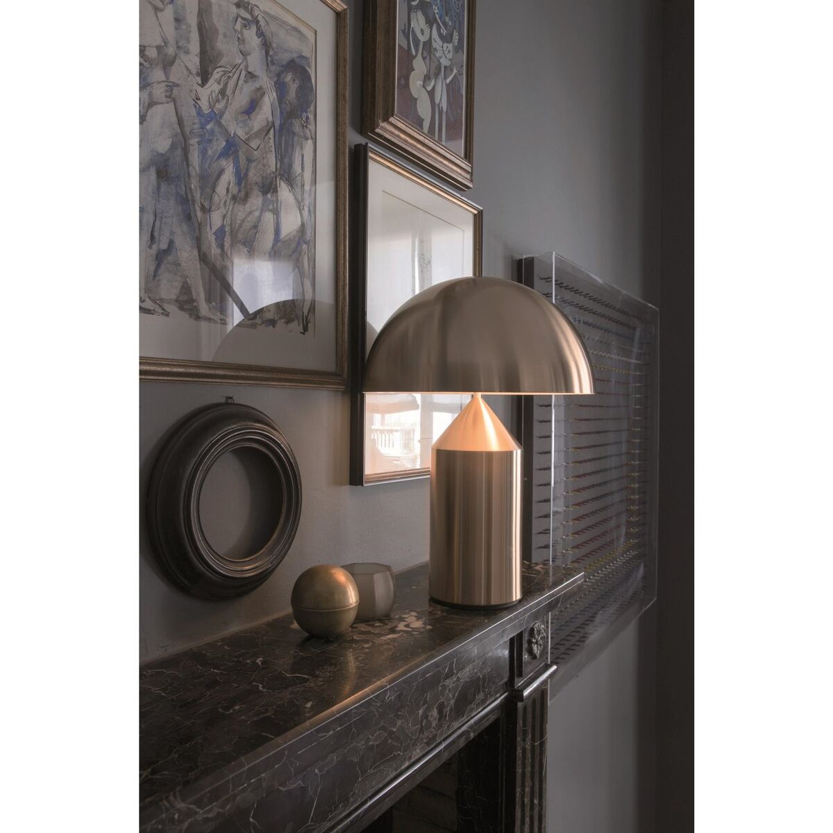 Atollo 233 Lámpara de Mesa Oro