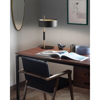 1953 Bordlampe Sort/Satin Guld
