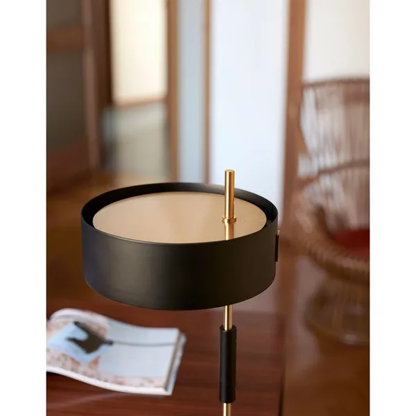 1953 Bordlampe Sort/Satin Guld