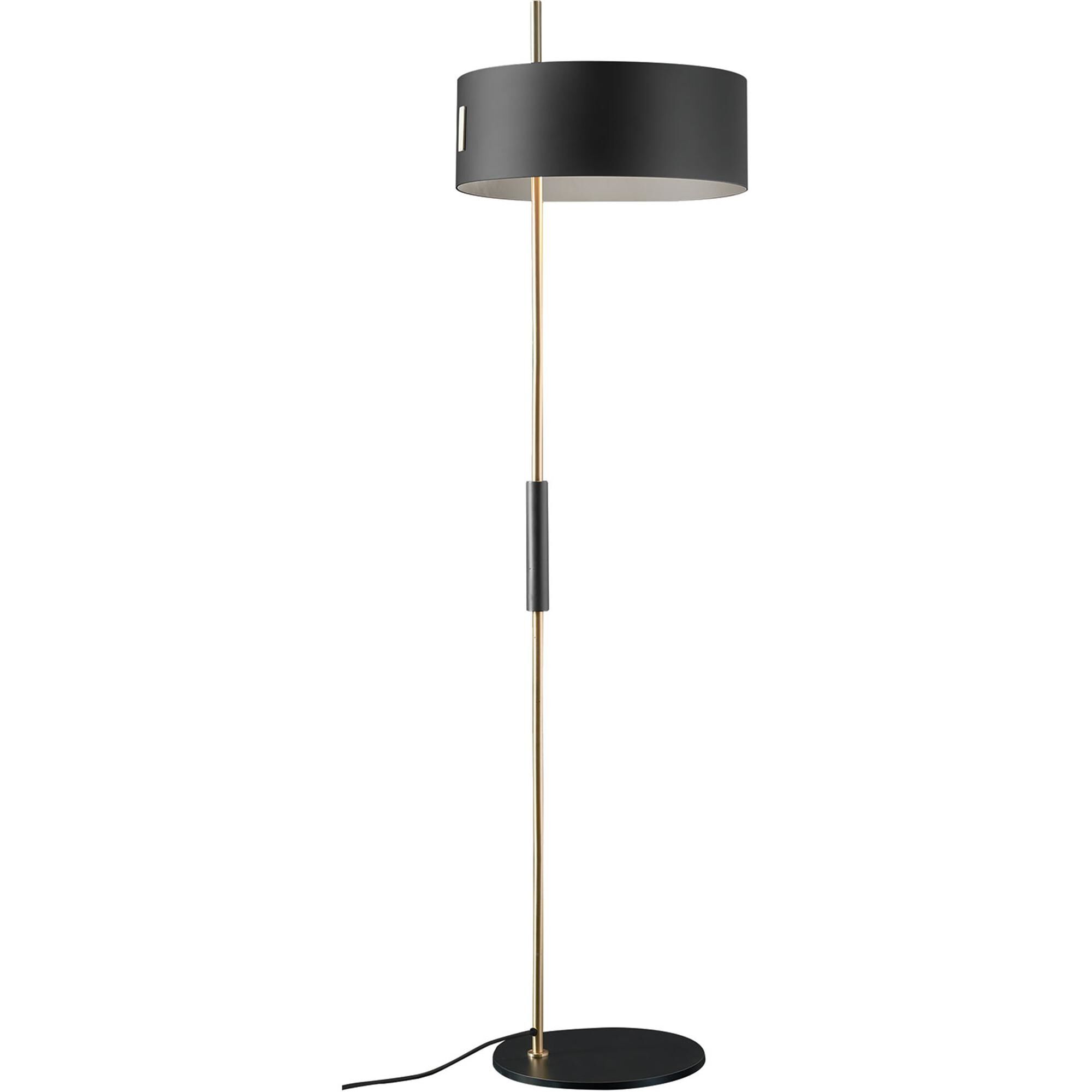 1953 Golvlampa Svart/Satin Guld
