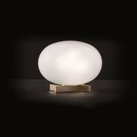 Alba 265 Tischlampe Messing Satin
