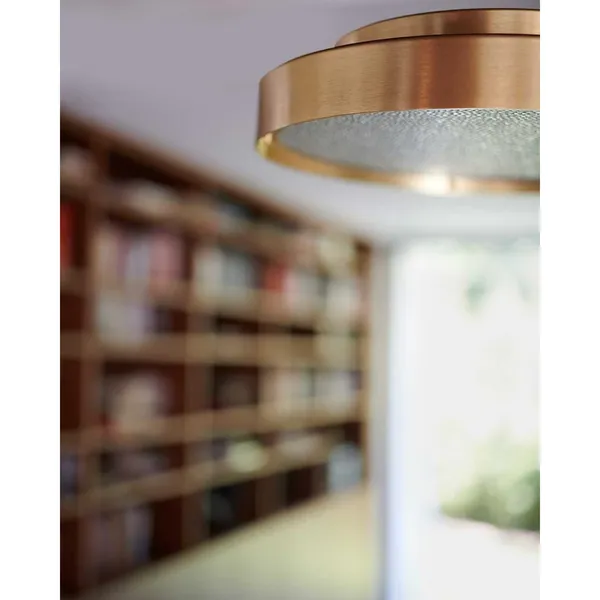 Berlin 722 Decken- und Wandlampe Messing