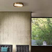 Berlin 722 Decken- und Wandlampe Messing