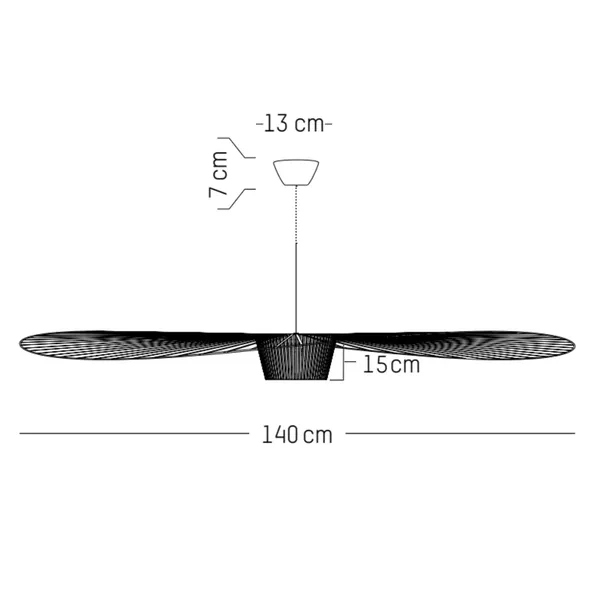 VERTIGO Pendel Medium Bronze