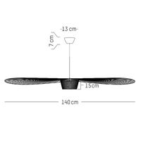 VERTIGO Pendel Medium Bronze