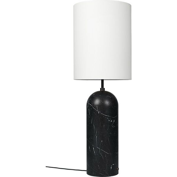 Gravity H&ouml;g Golvlampa XL Svart/ Vit