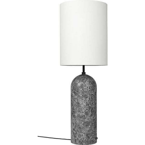 Gravity Golvlampa XL Gr&aring;/ Vit