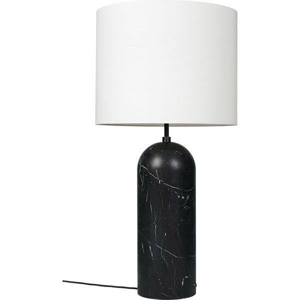 Gravity L&aring;g Golvlampa XL Svart/ Vit