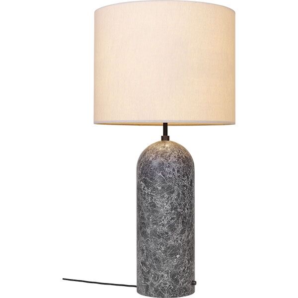 Gravity L&aring;g Golvlampa XL Gr&aring;/Canvas