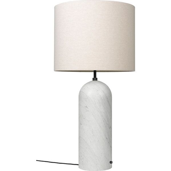 Gravity L&aring;g Golvlampa XL Vit/Canvas