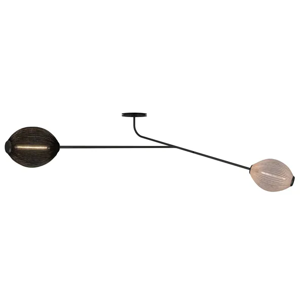 Satellite Vegglampe Hardwired Sort/ Hvit