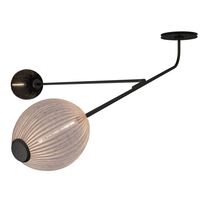 Satellite Vegglampe Hardwired Sort/ Hvit