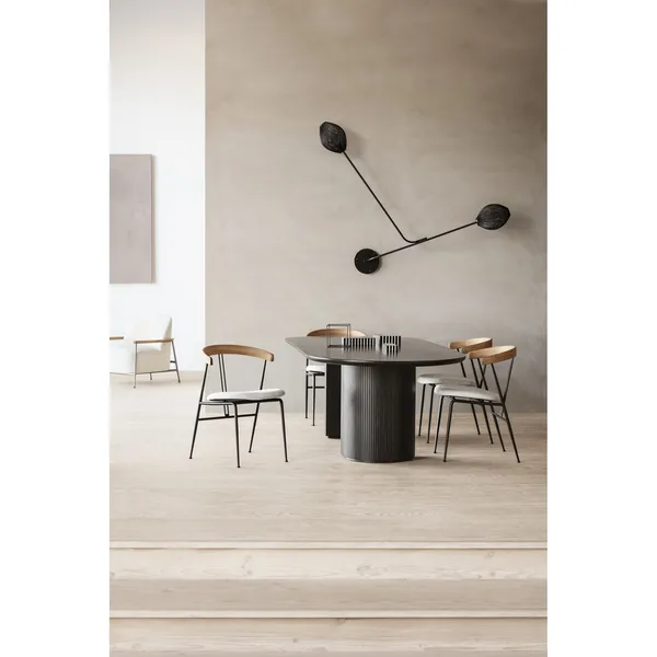 Matt Vegglampe Hardwired Krem Hvit