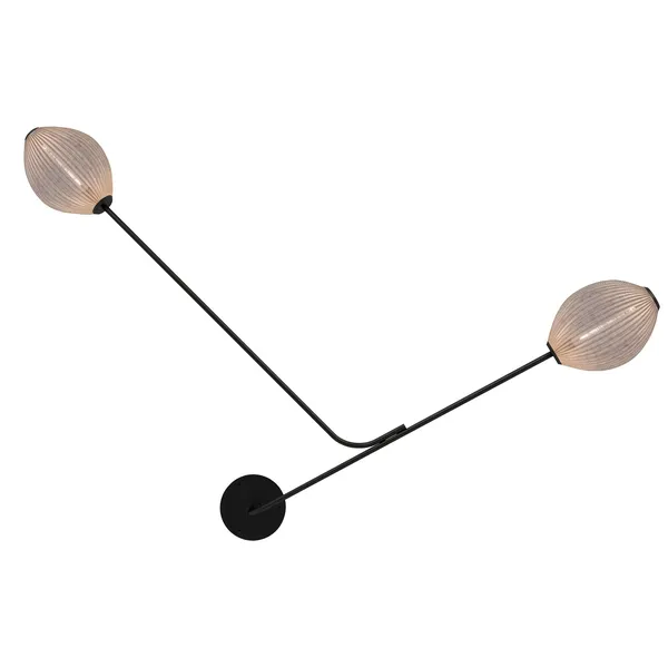 Matt Vegglampe Hardwired Krem Hvit