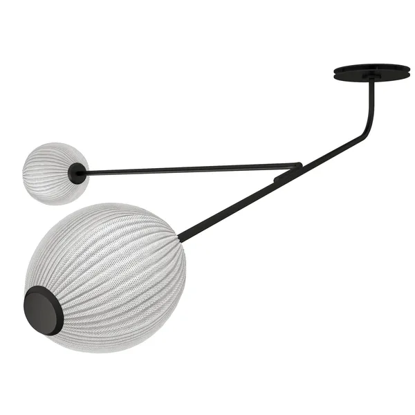 Matt Vegglampe Hardwired Krem Hvit