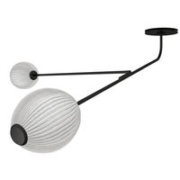 Matt Vegglampe Hardwired Krem Hvit