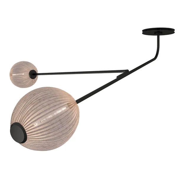 Matt Vegglampe Hardwired Krem Hvit