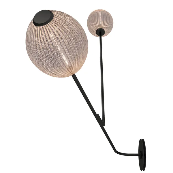 Matt Vegglampe Hardwired Krem Hvit