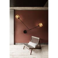 Matt Vegglampe Hardwired Krem Hvit