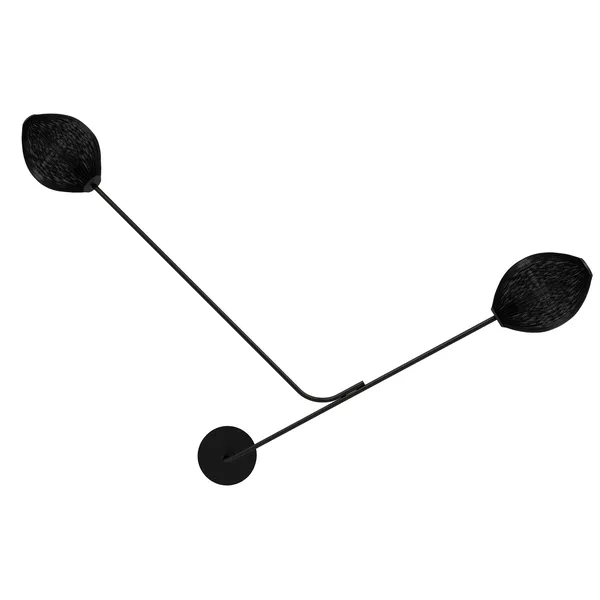 Satellite Væglampe Hardwired Sort Semi Matt