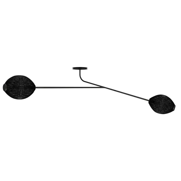 Satellite Væglampe Hardwired Sort Semi Matt