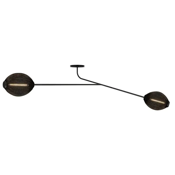 Satellite Væglampe Hardwired Sort Semi Matt