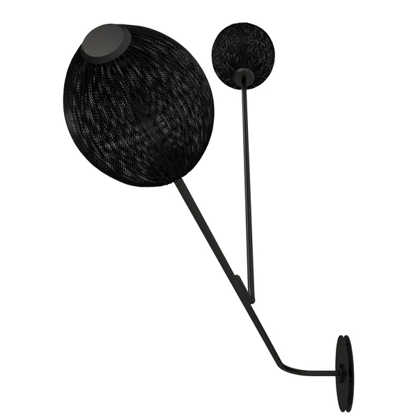 Satellite Væglampe Hardwired Sort Semi Matt