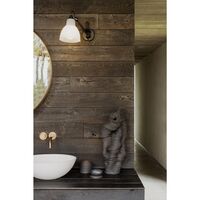 N104 Badeværelses Væglampe Sort/Polycarbonat – DCWéditions