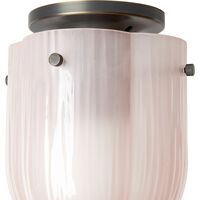 Seine Ceiling Light Burnished Brass/ Coral