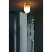 Seine Ceiling Light Burnished Brass/ Coral