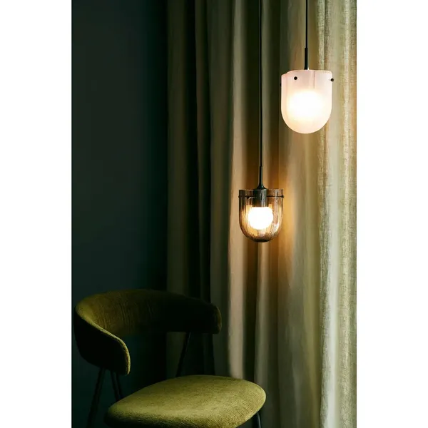 Seine Pendant Burnished Brass/ Smoked