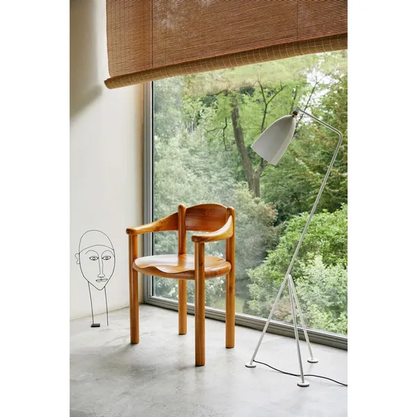 Daumiller Dining Chair with Armrests Golden Pine
