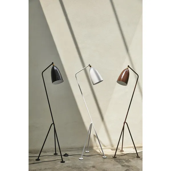 Grossman Collection Gräshoppa Floor Lamp Glossy Black
