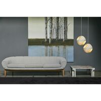 Turbo Hanglamp Glanzend Albast Wit Klein