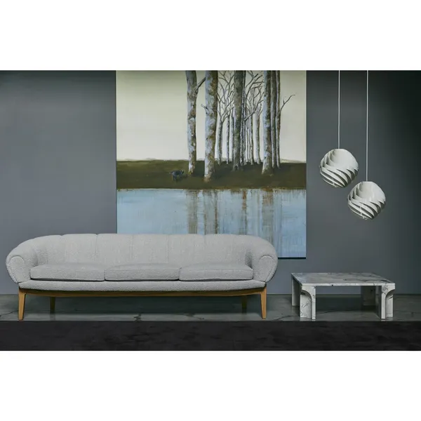 Turbo Hanglamp Glanzend Albast Wit Klein