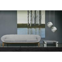 Turbo Hanglamp Glanzend Albast Wit Klein