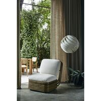 Turbo Hanglamp Glanzend Albast Wit Groot