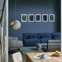 Turbo Hanglamp Glanzend Albast Wit Groot