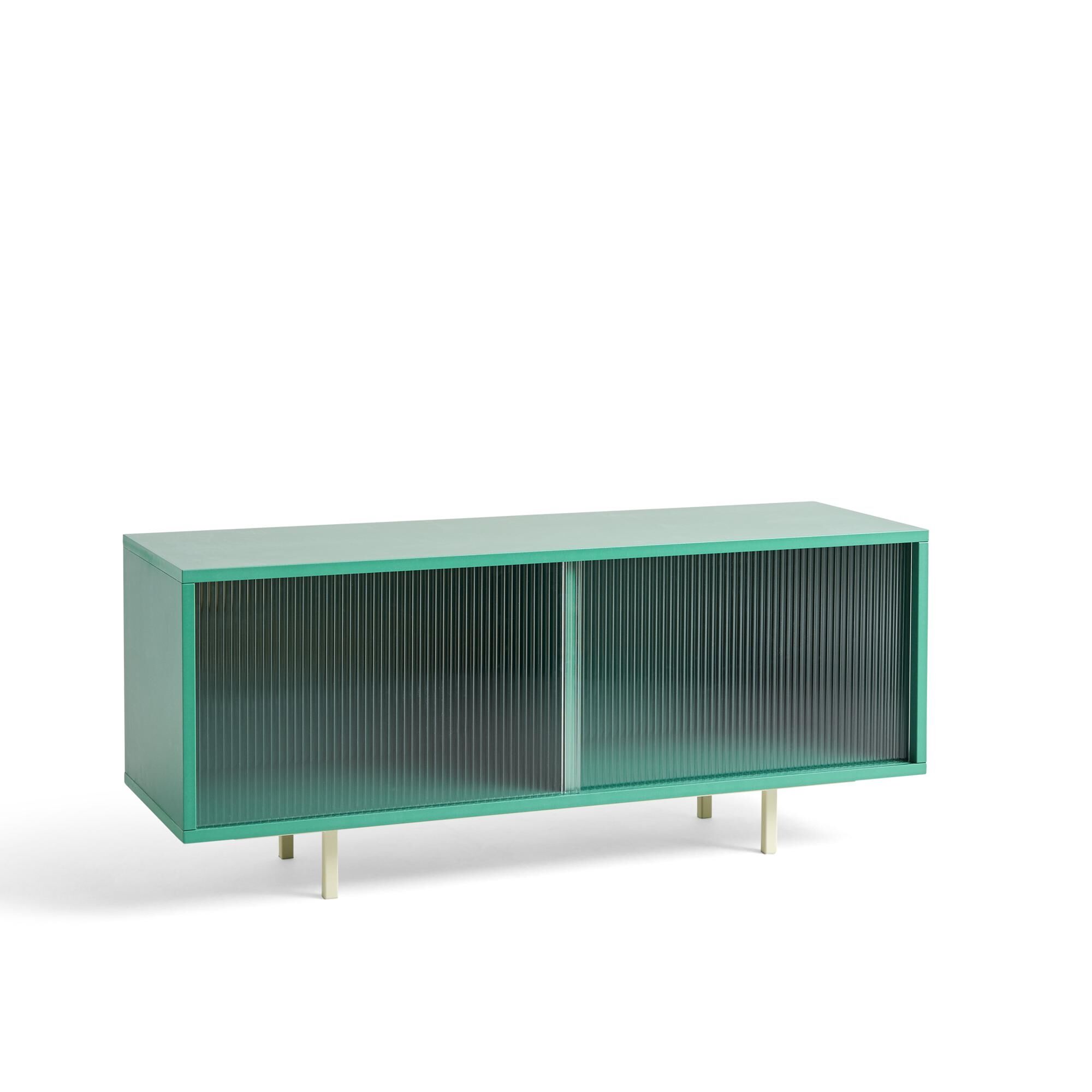 Colour Cabinet Kommode med Glasdre Medium Mrk Mint