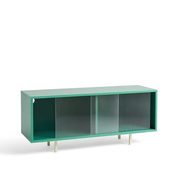 Color Cabinet Dresser with Glass Doors Medium Dark Mint