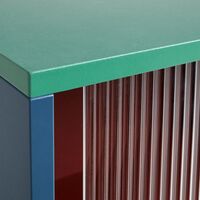 Colour Cabinet Cabinet With Glass Doors High Multicolored
