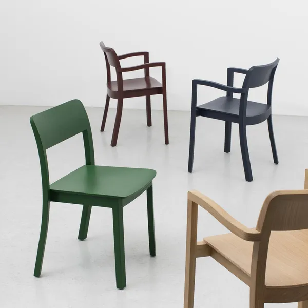 Pastis Dining Chair with Armrest Child Red