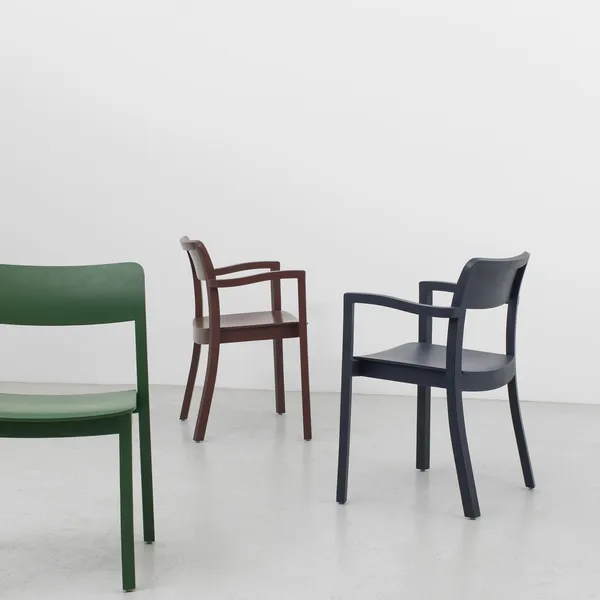 Pastis Dining Chair with Armrest Child Red